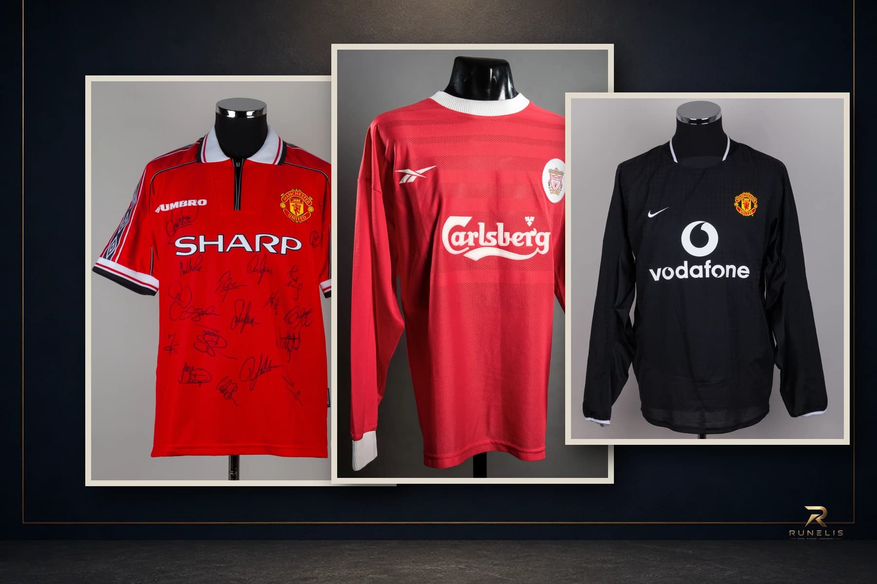 Runelis presentation of selected source photographs from Premier League 30 Year Anniversary